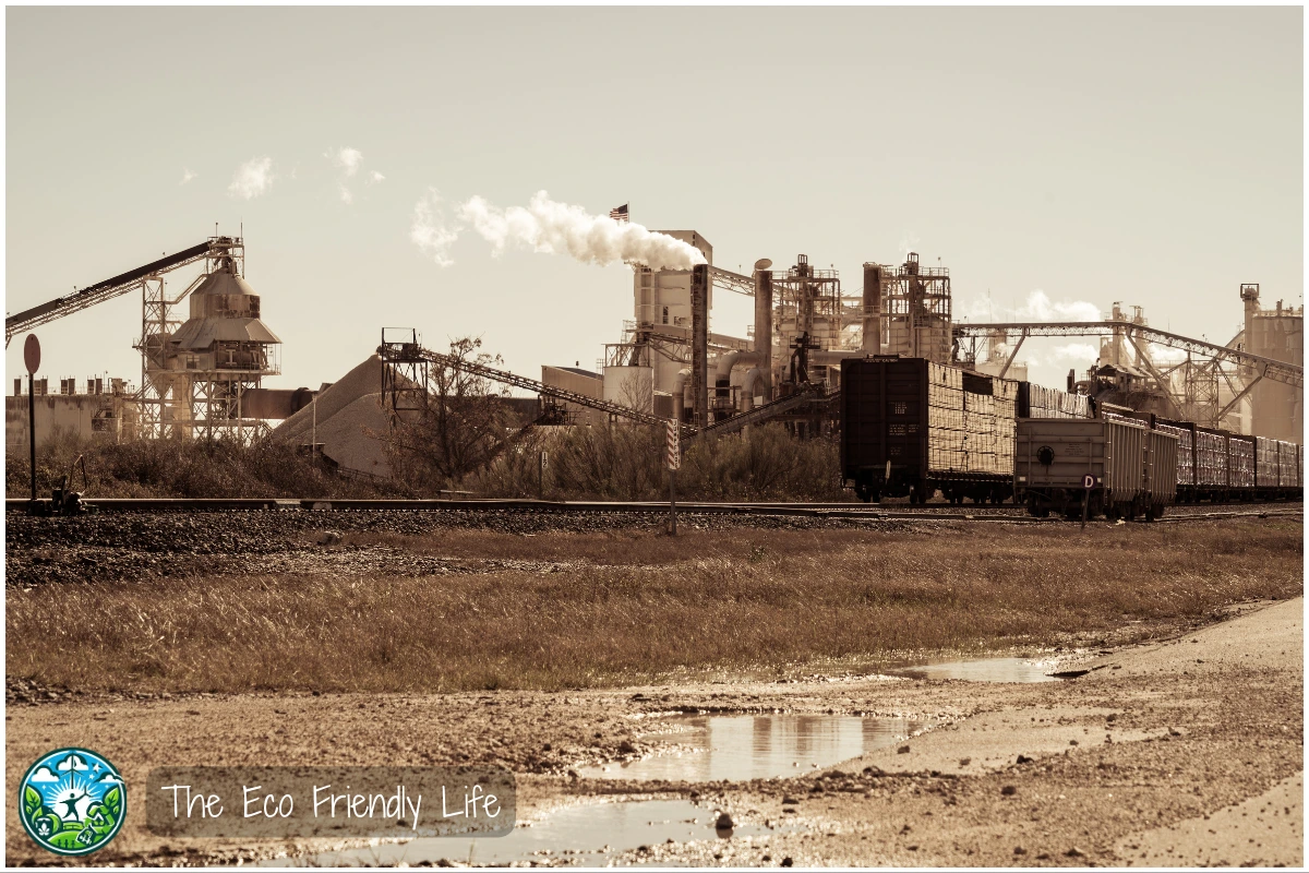 An Image Showing An Industrial Revolution Era Factory