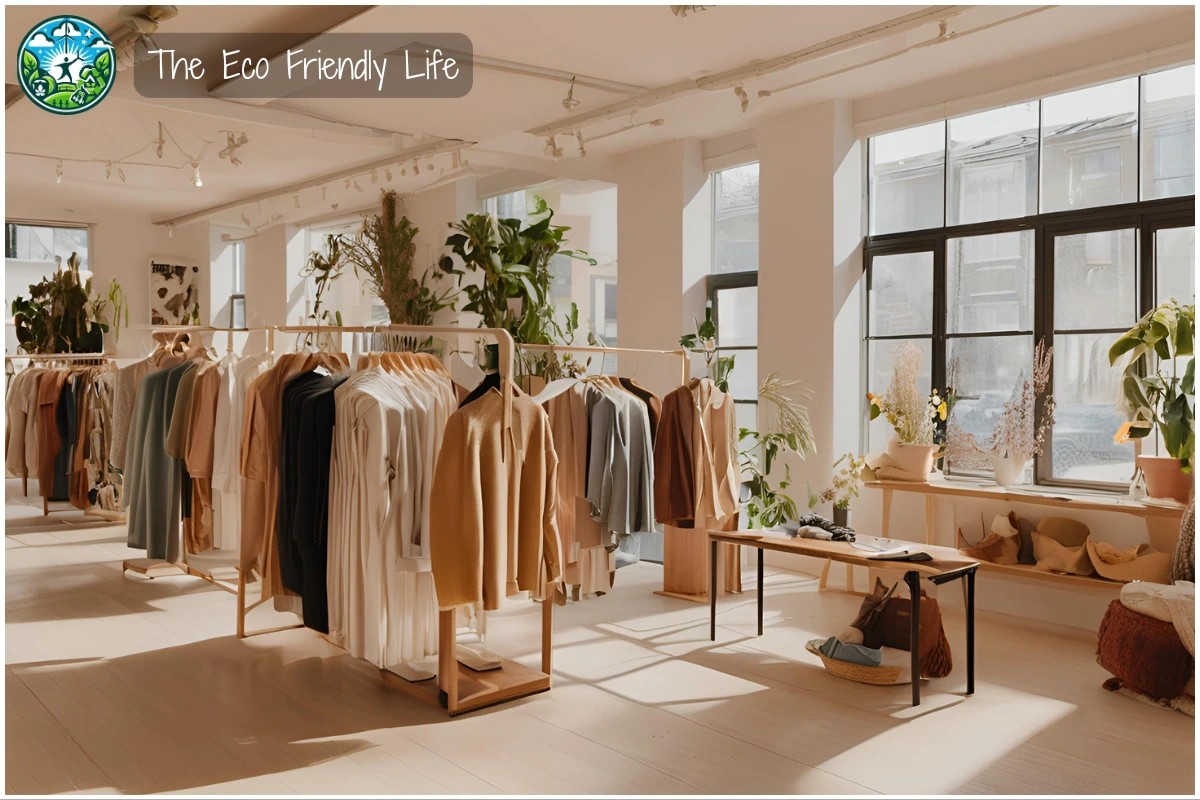 An Image Showing A Representation Of A Ethical Clothing Shop