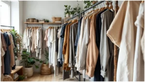 An image of an ethical clothing shop