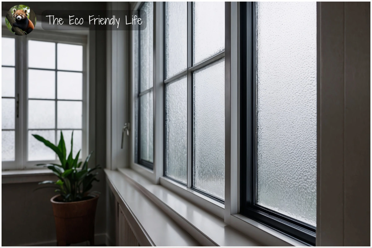 A concept image suggesting that energy-efficient windows reduce heat loss