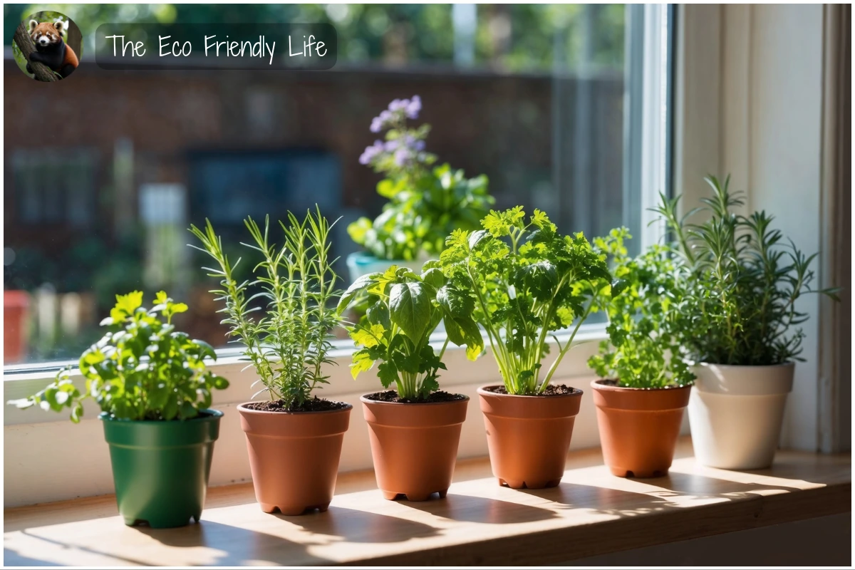 A concept image suggesting that indoor herb gardens add freshness and flavor