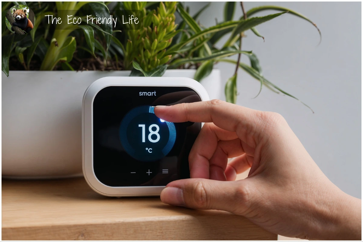 A concept image suggesting that smart thermostats optimize energy use effortlessly